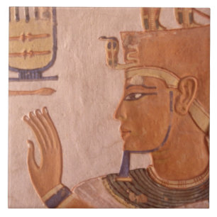 Afrika, Ägypten, Tal der Könige. Grabwand Fliese