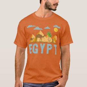 Afrika Ägyptische Hieroglyphen Kairo Ägypten T-Shirt