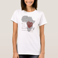 Afrika AIDS/HIV/Shirt zur Sensibilisierung für Arm