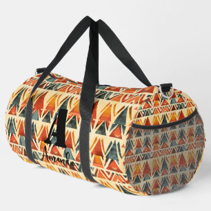 Afrika Amhara Äthiopien Geometrisches ethnisches M Duffle Bag
