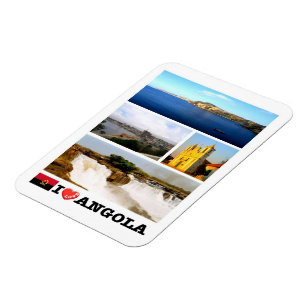 Afrika - Angola - Angola - I Liebe Magnet