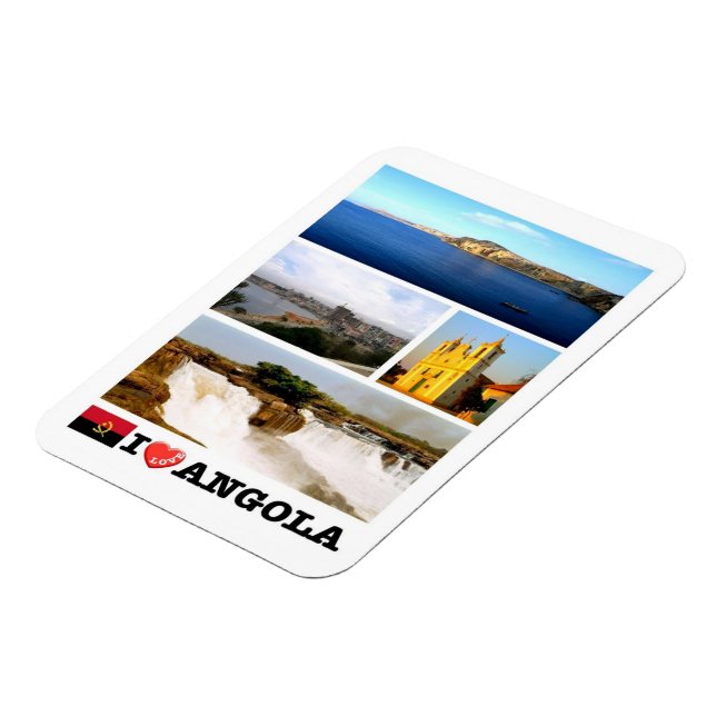 Afrika - Angola - Angola - I Liebe Magnet (Linke Seite)