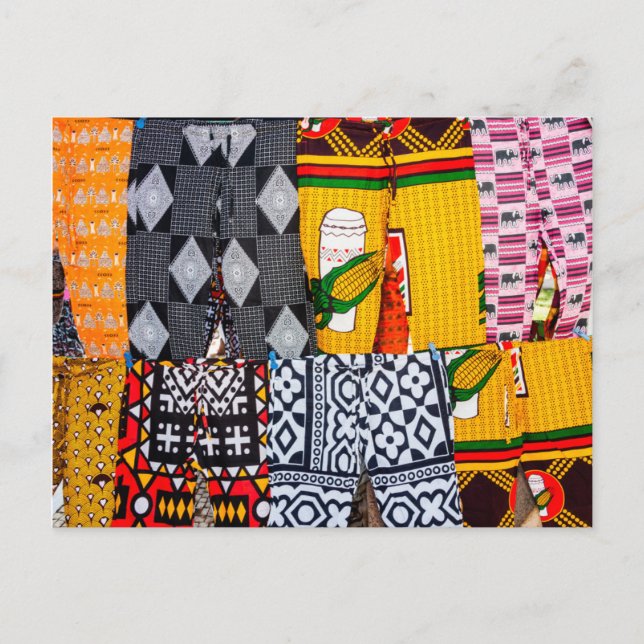 Afrika, Angola, Benguela. Farbige Pants Postkarte (Vorderseite)