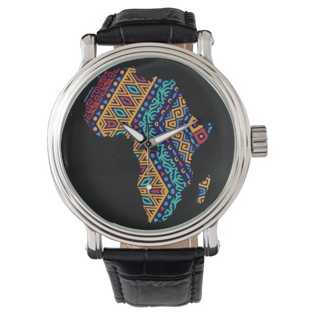 Afrika Armbanduhr (Vorderseite)