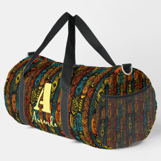 Afrika Ashanti Akan Ghana Ethnisches Muster 4 Duffle Bag