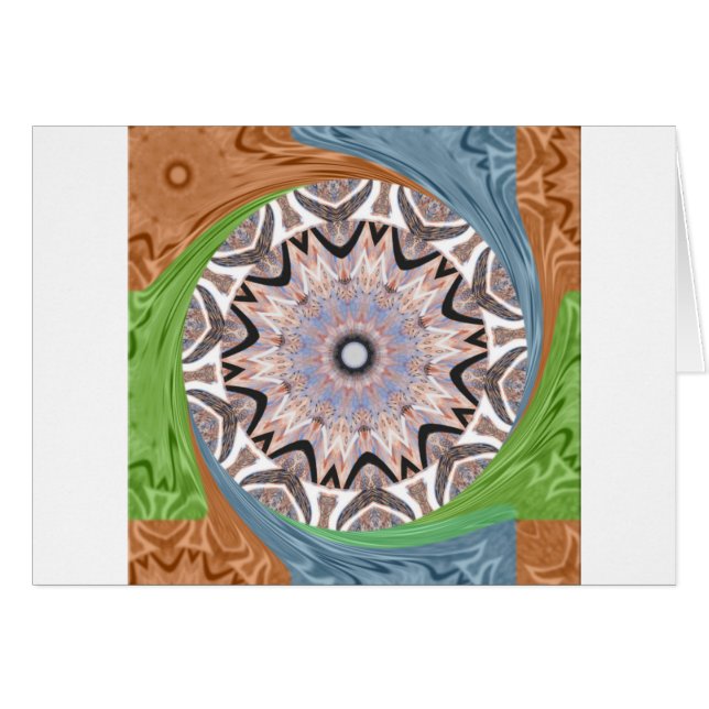 Afrika Asien - Traditionelles Muster (Vorderseite (Horizontal))