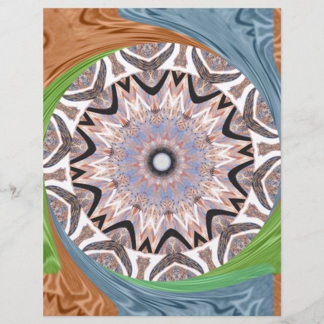 Afrika Asien - Traditionelles Muster (Vorderseite)