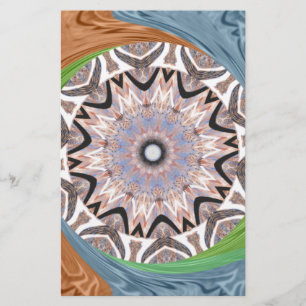 Afrika Asien - Traditionelles Muster Briefpapier