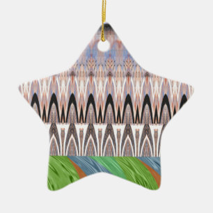 Afrika Asien traditionelles Muster Keramik Ornament