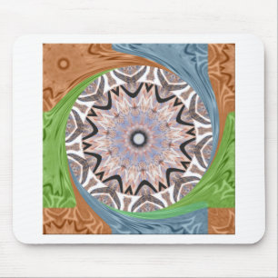 Afrika Asien - Traditionelles Muster Mousepad