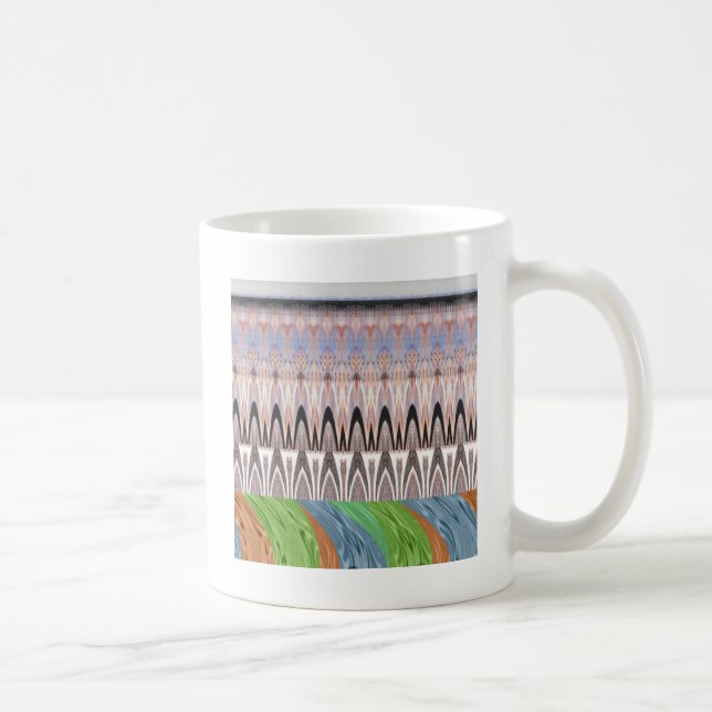 Afrika Asien traditionelles Muster Tasse (Rechts)