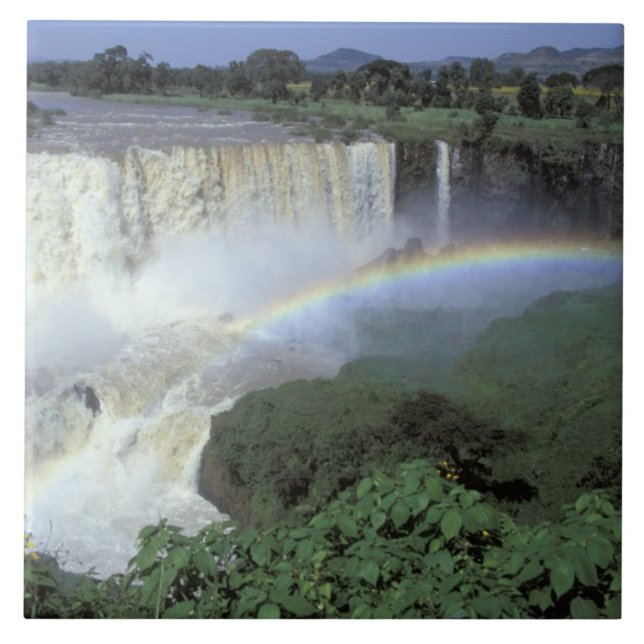 Afrika, Äthiopien, Blauer Nil, Katarakt. 2 Fliese (Vorderseite)