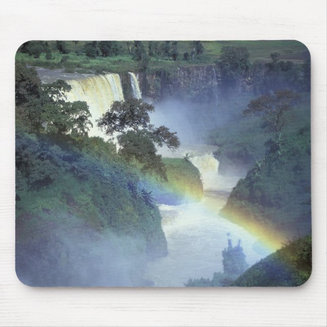 Afrika, Äthiopien, Blauer Nil, Katarakt. Mousepad (Vorne)