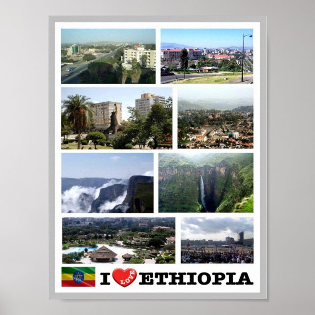 Afrika - Äthiopien - I Liebe - Poster (Vorne)