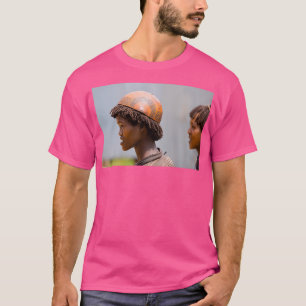 Afrika Äthiopien Omo Region Ari Stamm Kind bei T-Shirt
