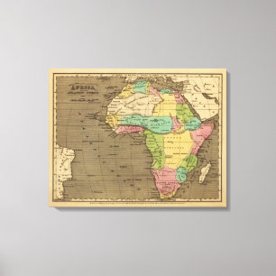 Afrika, atlantisch leinwanddruck