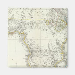 Afrika-Atlas-Karte Magnet