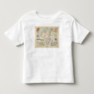 Afrika - Atlas-Karte von Afrika Kleinkind T-shirt