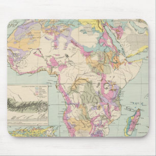 Afrika - Atlas Karte von Afrika Mousepad