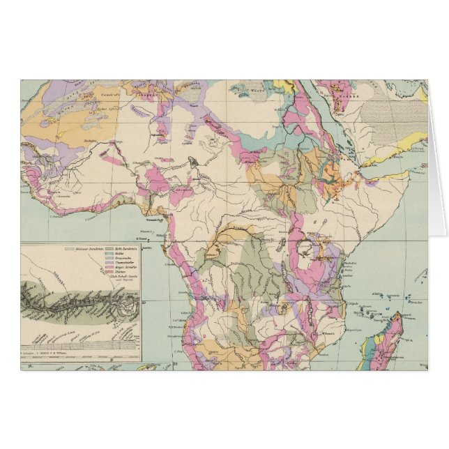 Afrika - Atlas Map of Africa (Vorderseite (Horizontal))