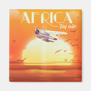 Afrika aus der Luft Magnet