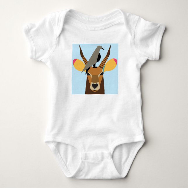 Afrika Baby Strampler (Vorderseite)