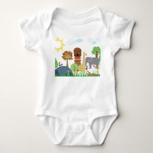 Afrika Baby Strampler