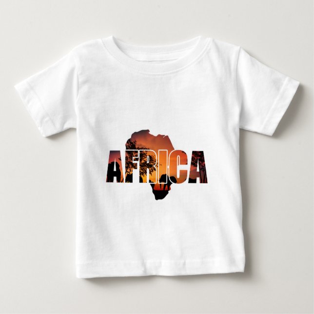 Afrika Baby T-shirt (Vorderseite)