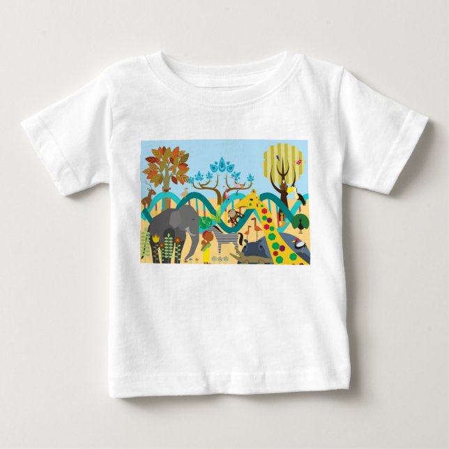 Afrika Baby T-shirt (Vorderseite)