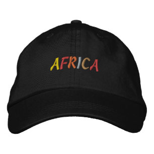 AFRIKA BESTICKTE BASEBALLKAPPE