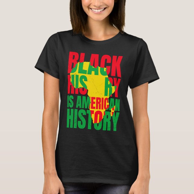 Afrika Black History American History USA African T-Shirt (Vorderseite)