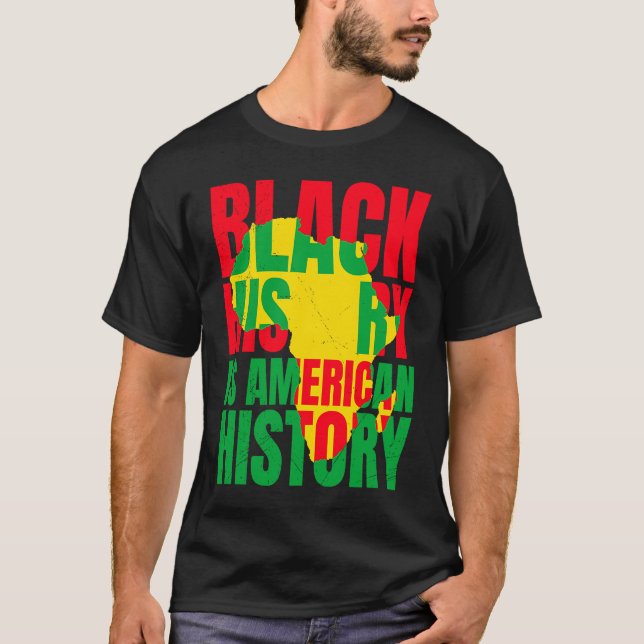 Afrika Black History American History USA African T-Shirt (Vorderseite)