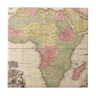Afrika circa 1725 fliese