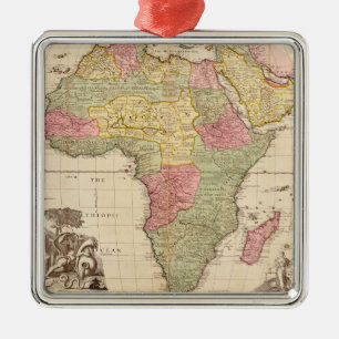 Afrika circa 1725 ornament aus metall