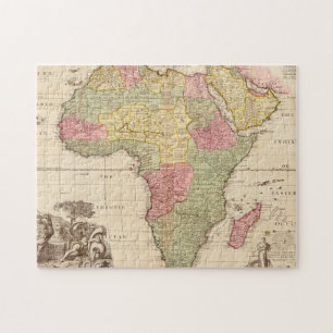 Afrika circa 1725 puzzle