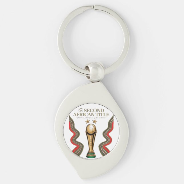 Afrika-Cup in Marokko Schlüsselanhänger (Vorderseite)