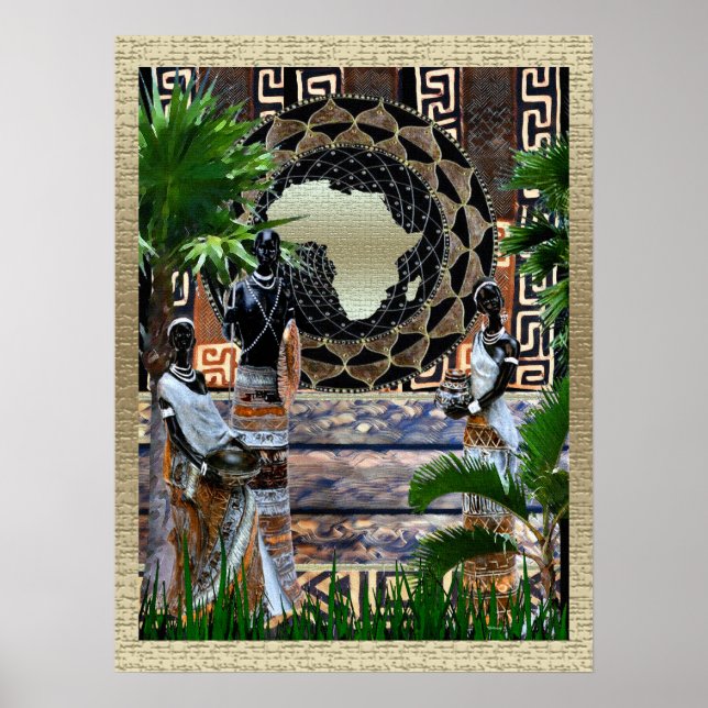 Afrika der Garten Eden Poster (Vorne)