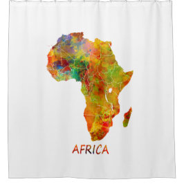 Afrika Duschvorhang