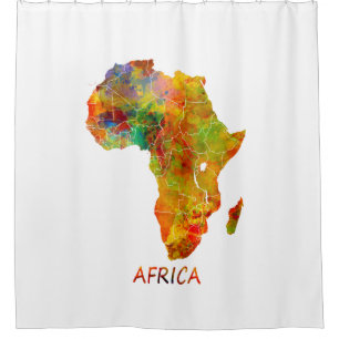 Afrika Duschvorhang