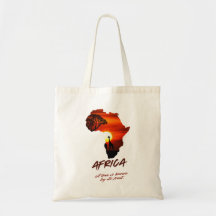 Afrika - Ein Baum ist an seiner Frucht erkennbar.