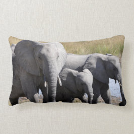 Afrika-Elefant-Herden Lendenkissen
