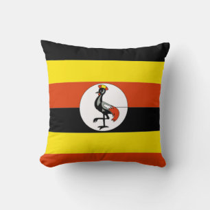 Afrika: Flagge Ugandas Kissen