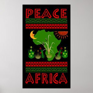 Afrika - Frieden Poster