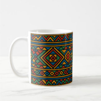 Afrika geometrischer Ndebele-Becher Kaffeetasse