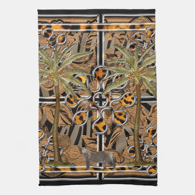 Afrika Geschirrtuch (Vertikal)