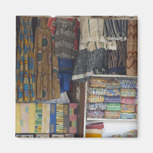 Afrika, Ghana, Accra. Accra Textil & Handwerk Magnet