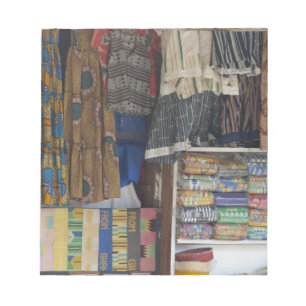 Afrika, Ghana, Accra. Accra Textil & Handwerk Notizblock