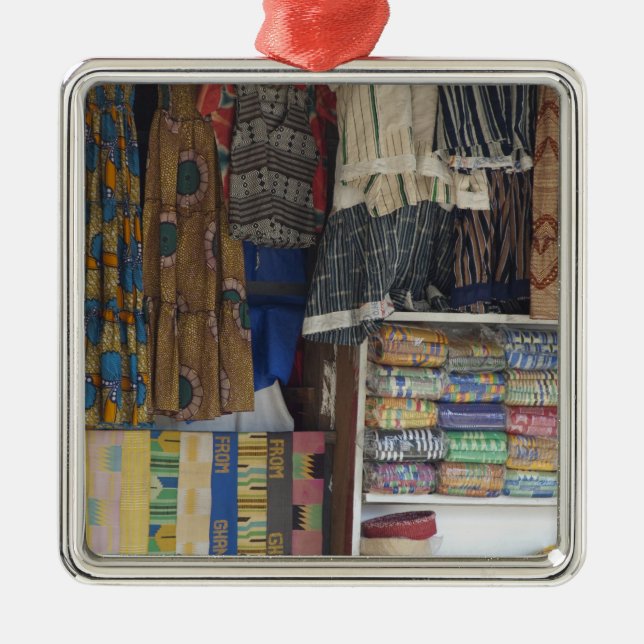 Afrika, Ghana, Accra. Accra Textil & Handwerk Ornament Aus Metall (Vorne)