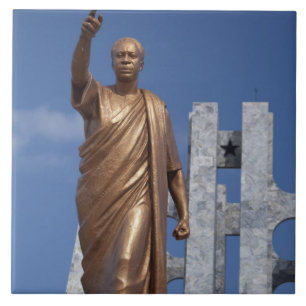 Afrika, Ghana, Accra. Nkrumah Mausoleum, endgülti Fliese