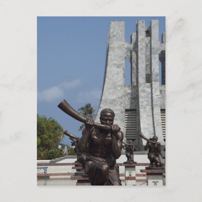 Afrika, Ghana, Accra. Nkrumah Mausoleum, finale 2 Postkarte (Vorderseite)